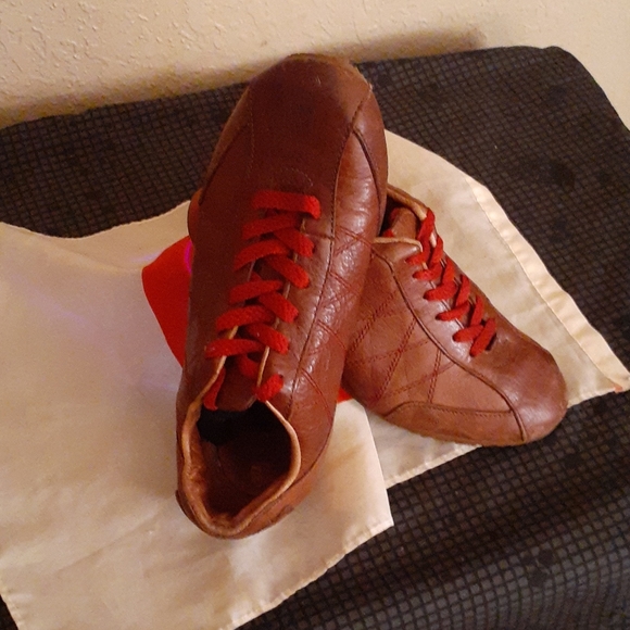Leather tan brown runmers size 6 - Picture 2 of 7